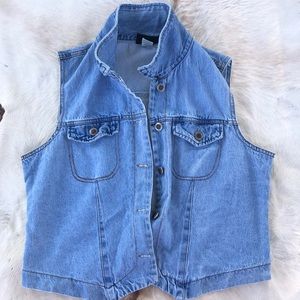 🔥3 for $20- Vintage Light Denim Vest